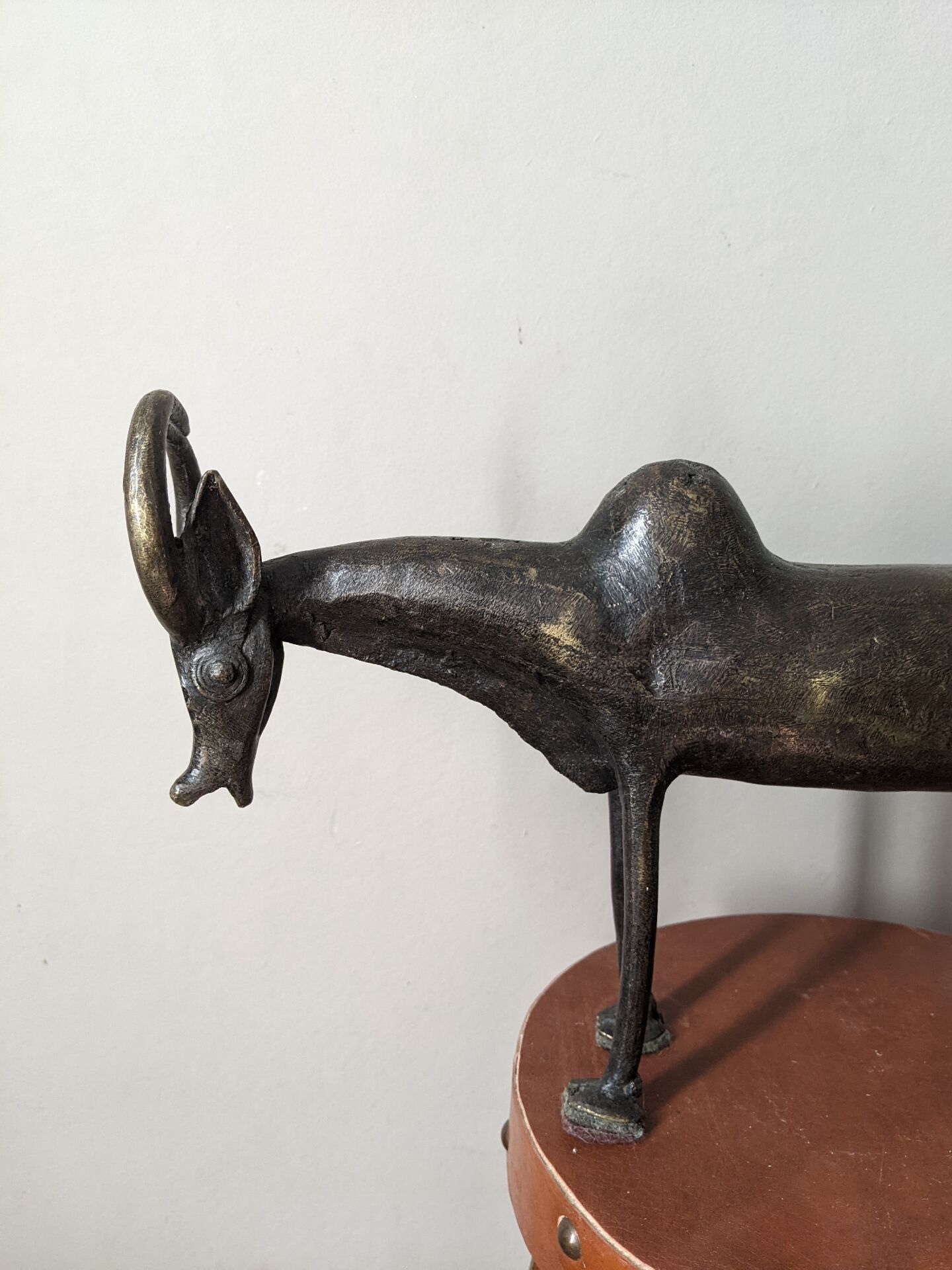 Handcrafted animal sculpture African art Burkina Faso