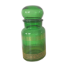 Apothecary pot in green glass