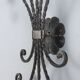 Wall sconce in wrought iron with 5 lights - Italy