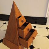 Teak drawer unit