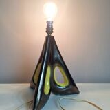 Pied de lampe vintage en céramique