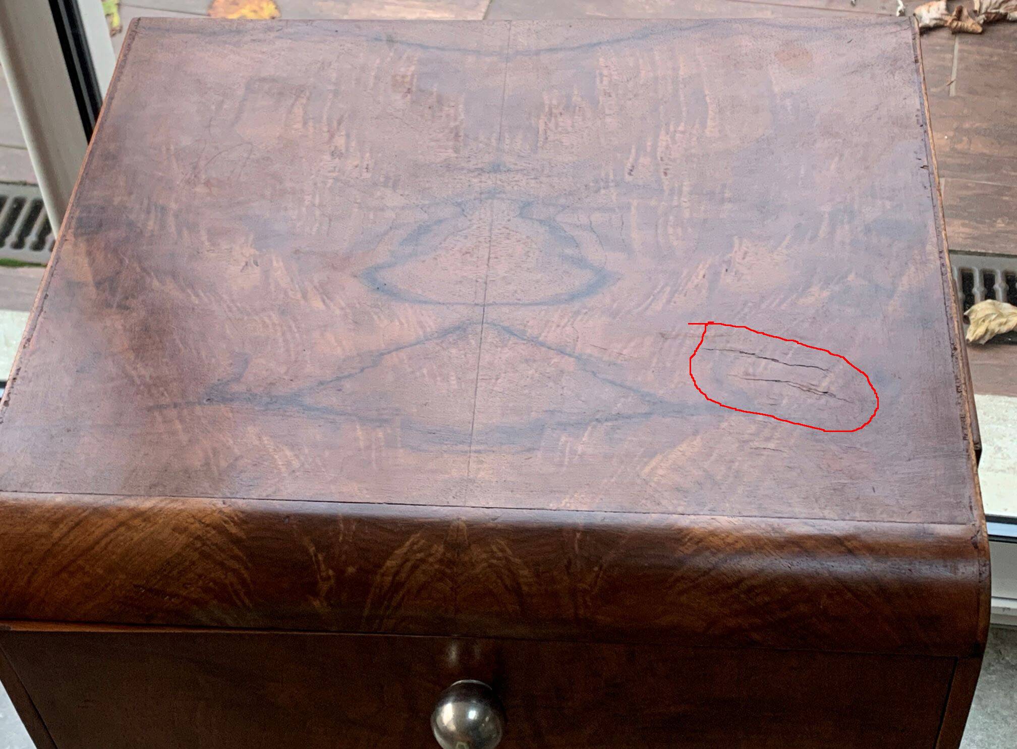 Art Deco bedside table