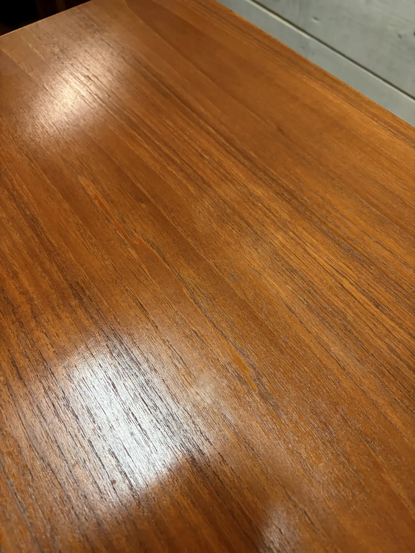Teak desk design by Nanna Ditzel and Ed Soren Willadsen, 1955.