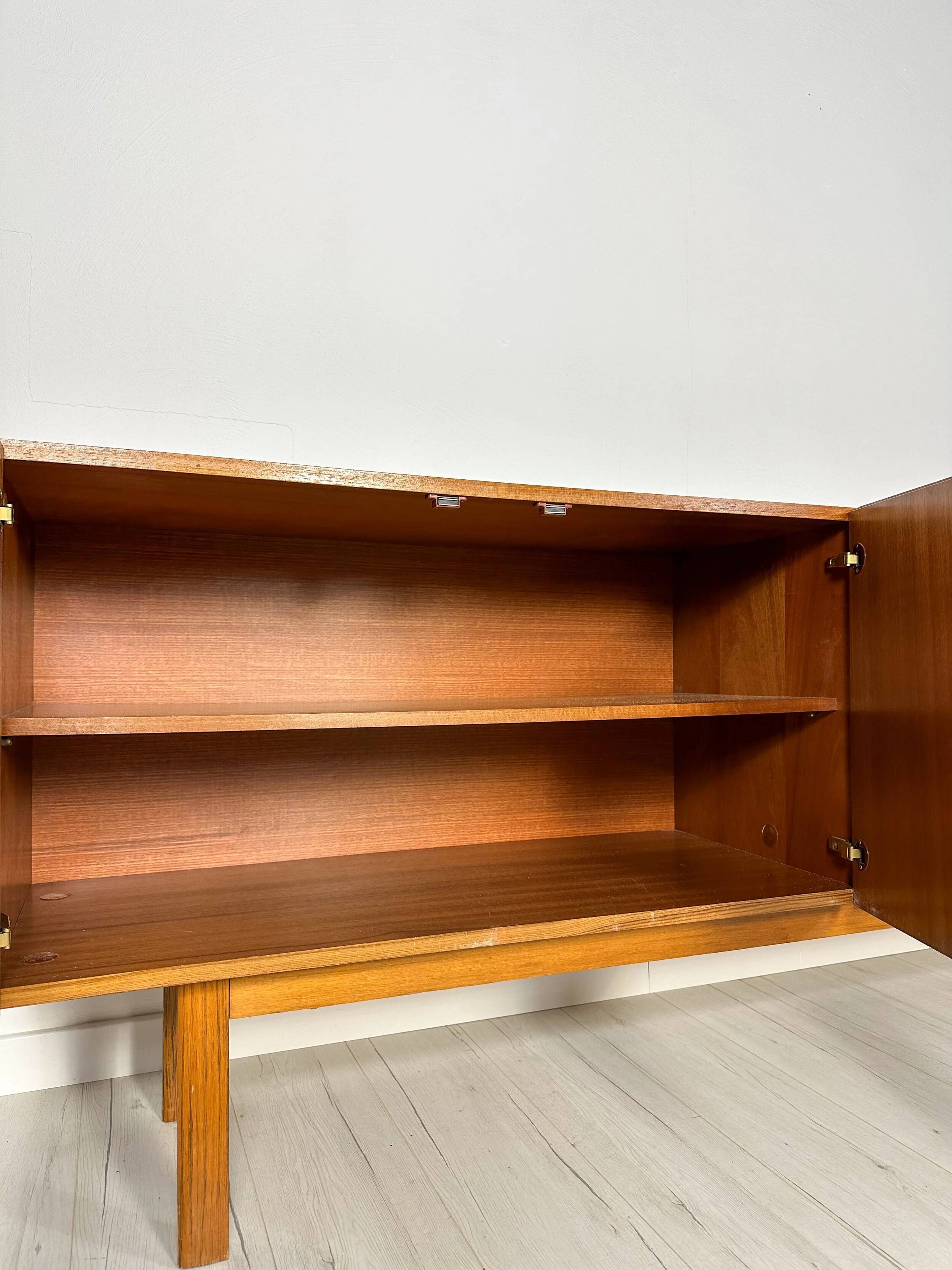 1960s Vintage Minimalistic Mid-Century Teak Sideboard
