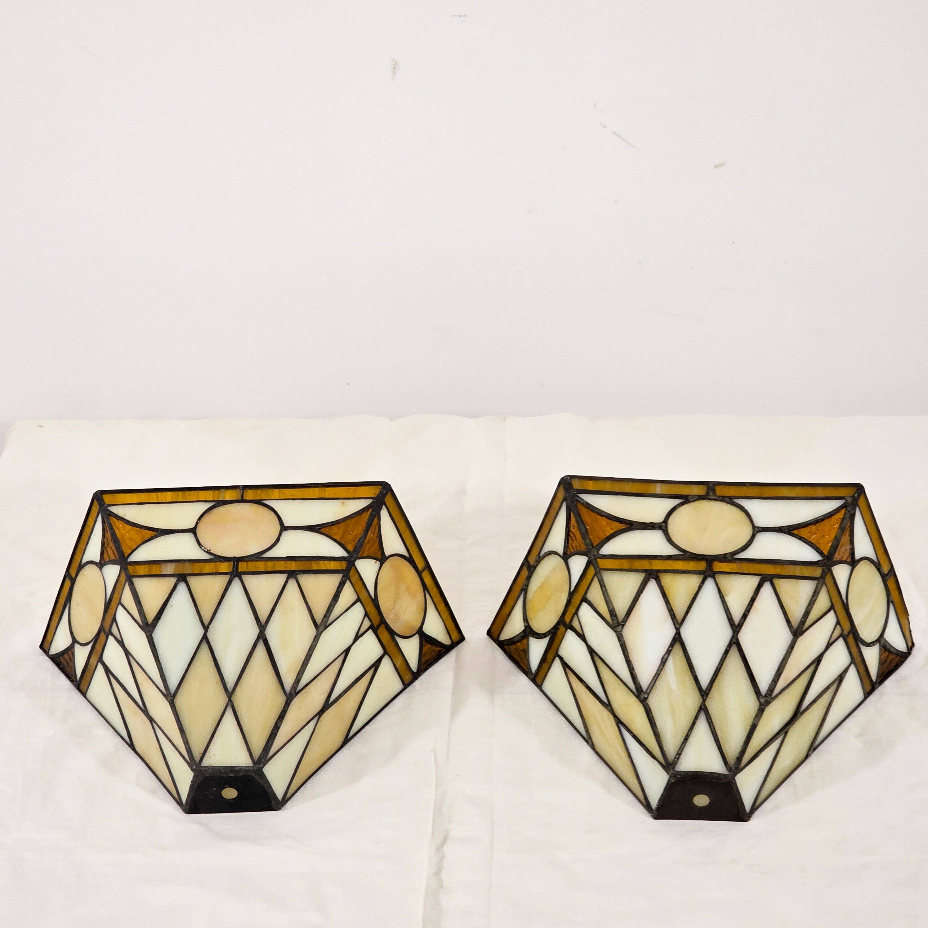 Pair of Art Deco wall sconces