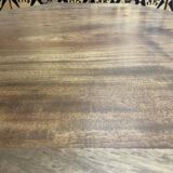 Art deco period pedestal table in solid mahogany
