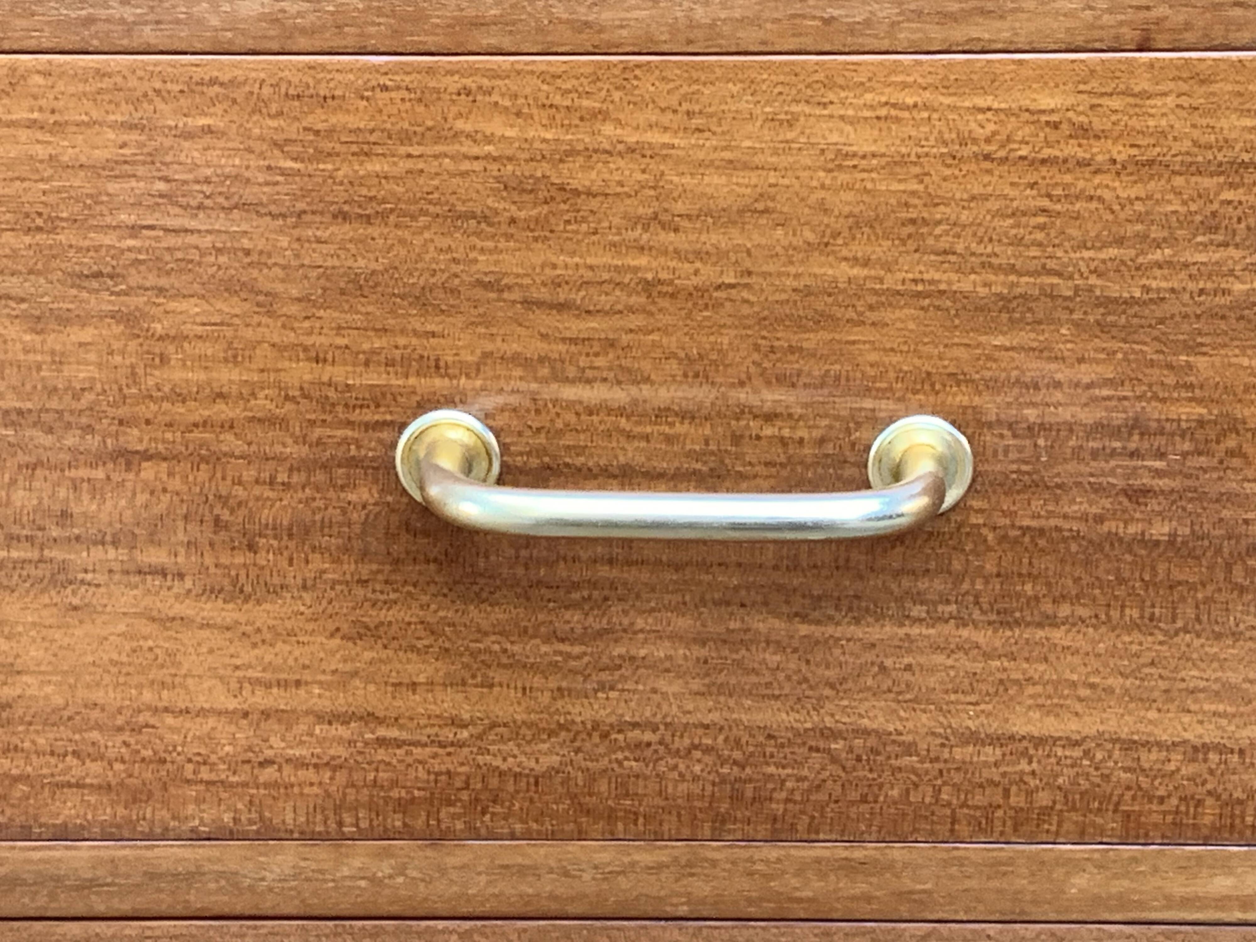 Vintage chest of drawers with compass feet 1960 H112