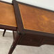 Bureau style Empire en acajou et cuir doré