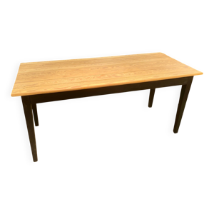 Table de ferme pieds - noirs