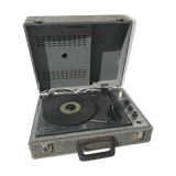 Ancien tourne disques Jacques Barthe paris avec enceinte et plaque vintage