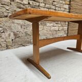 Table basse bois vintage 1970"
