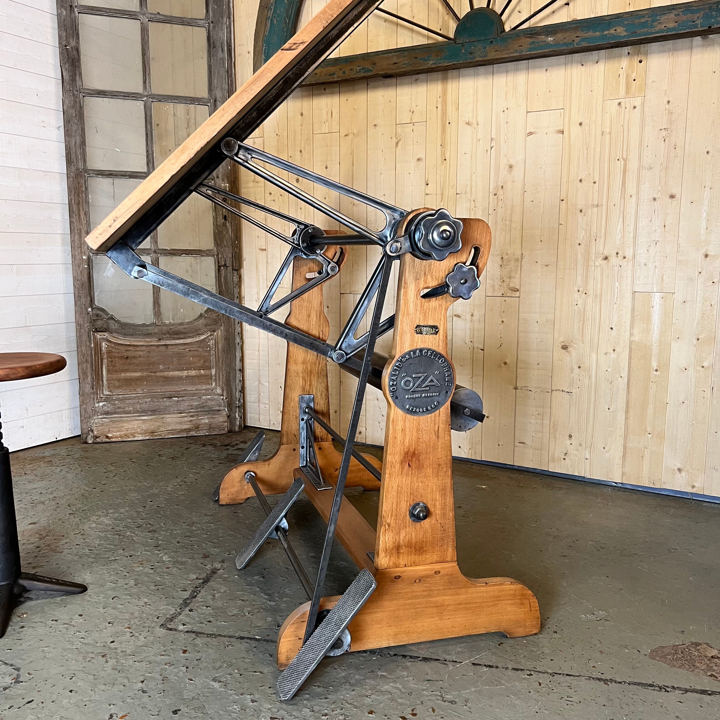 Architect drawing table OZA "La Cellophane" Ozalid Bezon 1920