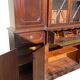 Victorian style mahogany secretary English library