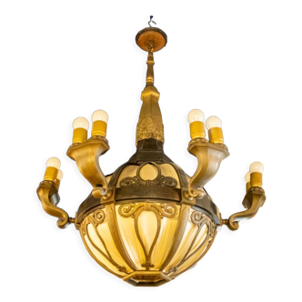 Art Nouveau chandelier