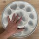 Large oyster plate Moulin des loups Orchies