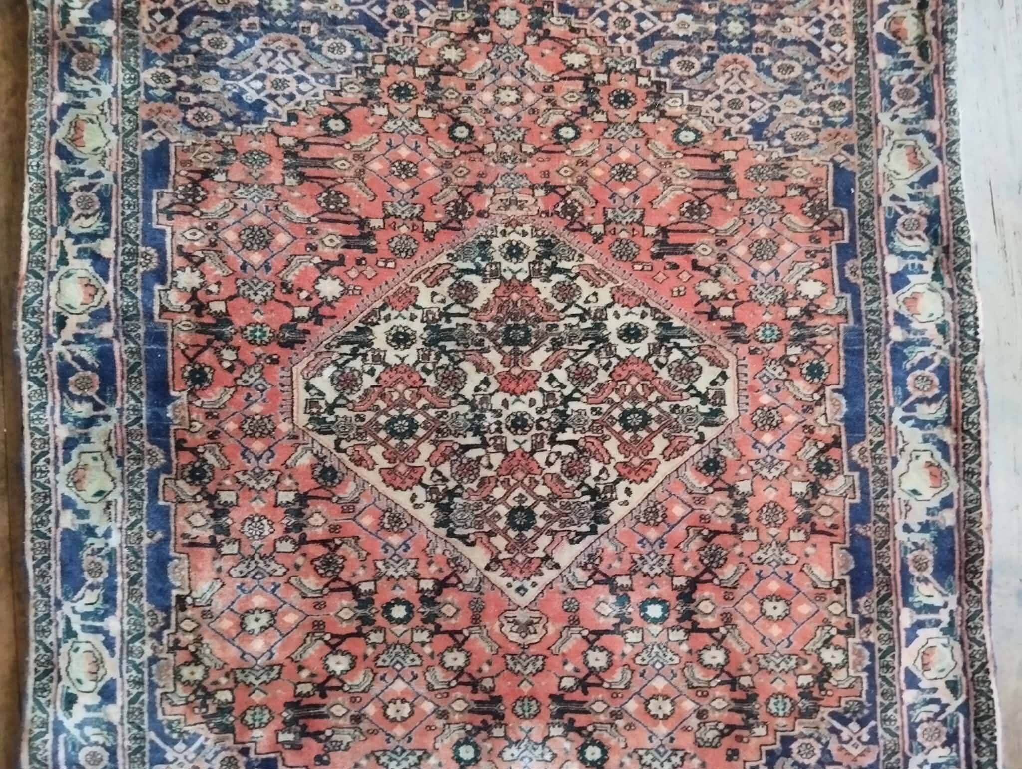 Tapis Persan moussel fait main 152x112cm