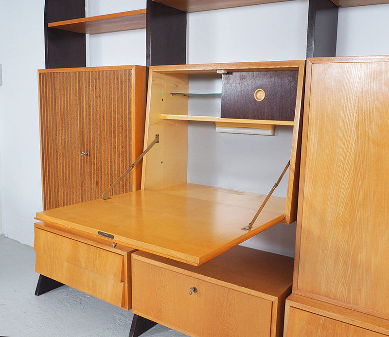 Modular wall system Idea Möbel, Erich Stratmann 1950s