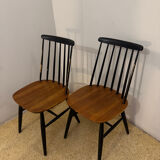 Set of 5 Tapiovaara chairs model Fanett