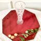 Small vintage crystal soliflore vase