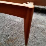 Extendable table with extensions old vintage compass legs design XXeme