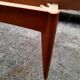 Table extensible à rallonges ancienne pieds compas vintage design XXeme