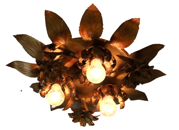 Vintage ceiling lamp ceiling lamp willy daro flower flower lamp