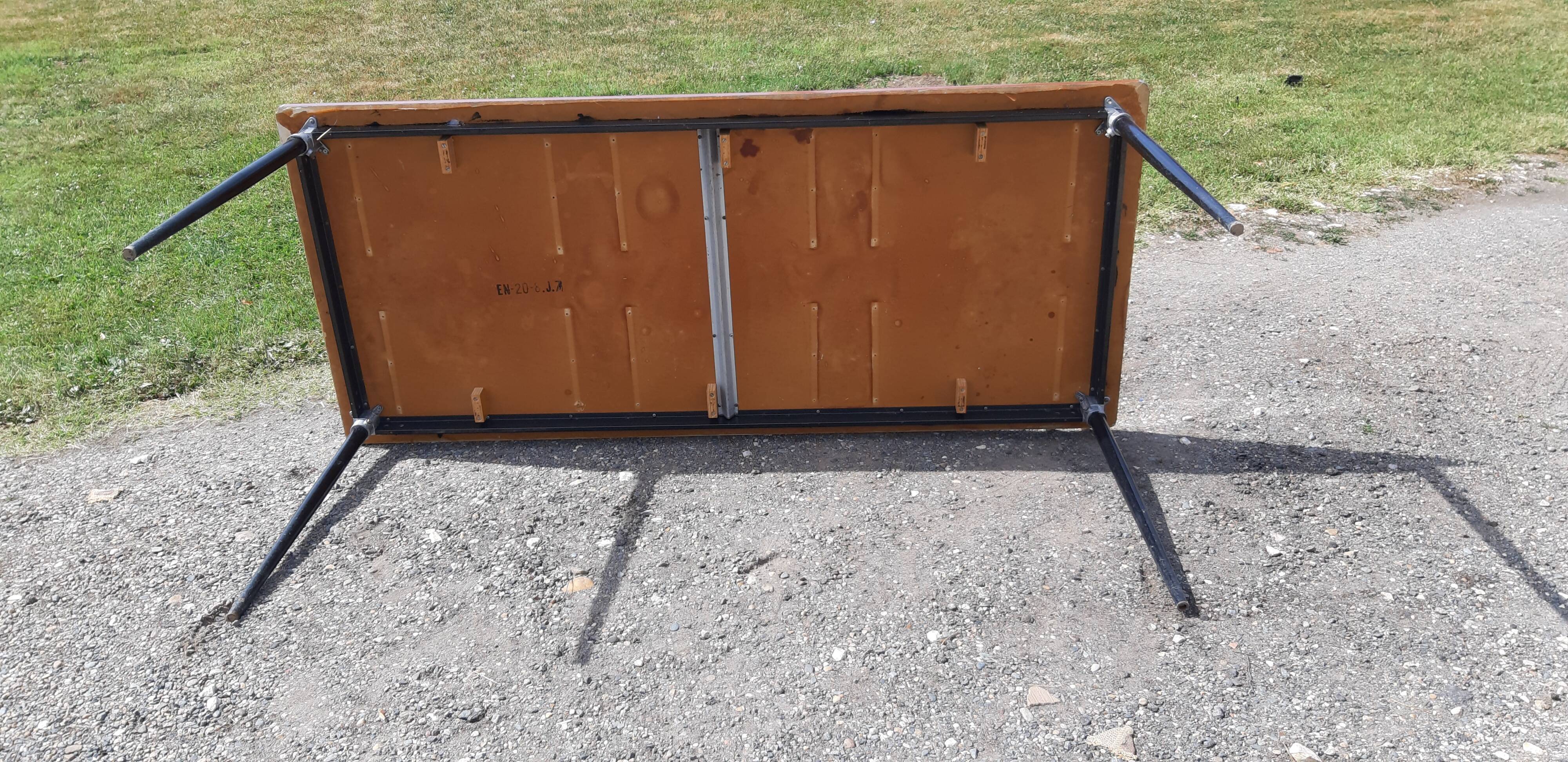 Vintage table mullca iron formica