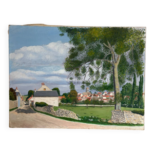 Paysage, arrivée au