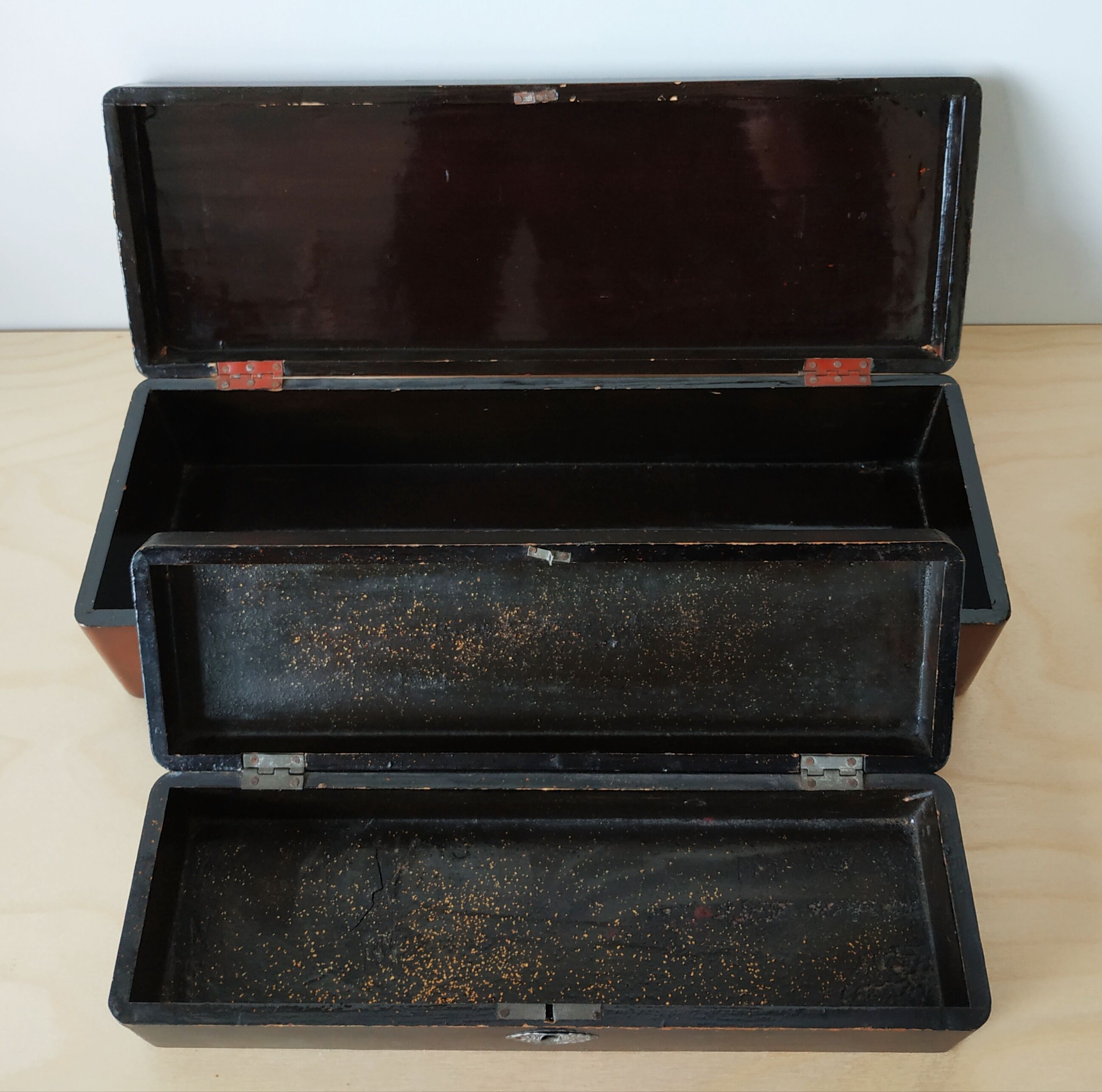 4 boîtes - Chine et laque Japon