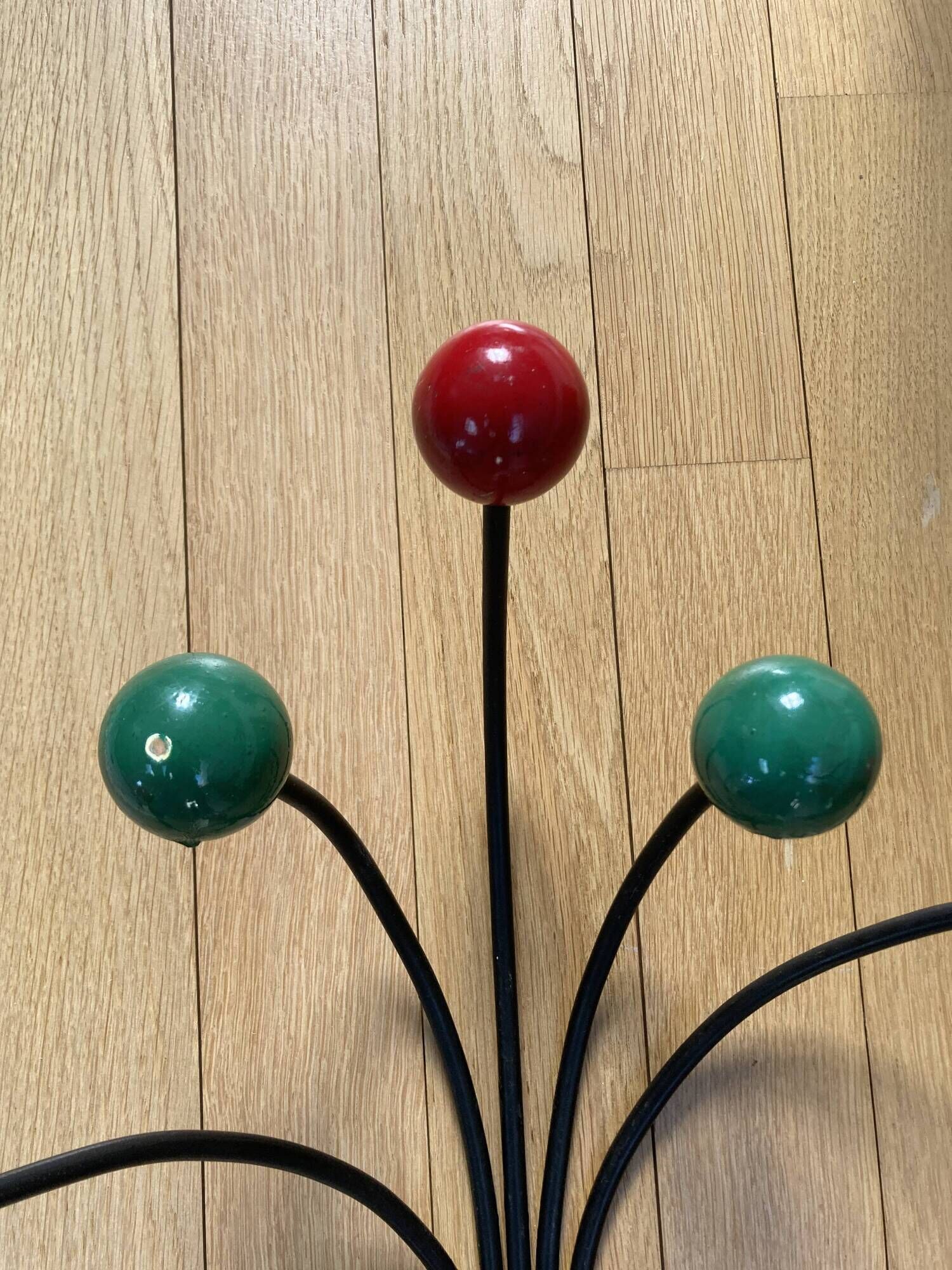 Vintage wall coat rack from the 50s