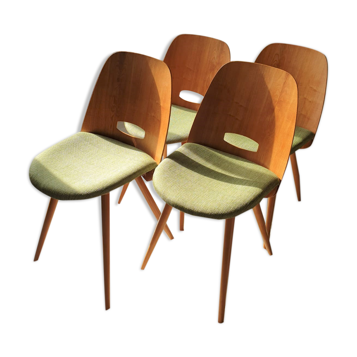 Ensemble de 4 chaises Lollipop Frantisek Jirak