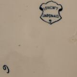 4 Japanese Longwy flat plates