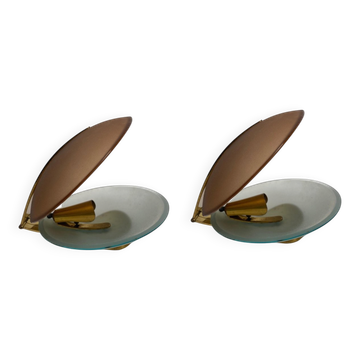 Italian Table Lamps by Max Ingrand for Fontana Arte, 1950s, Set of 2