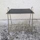 Table d'appoint porte-vinyles Revues vintage 50 60 Mid Century