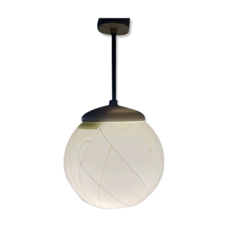 Vintage milkglass pendant lamp