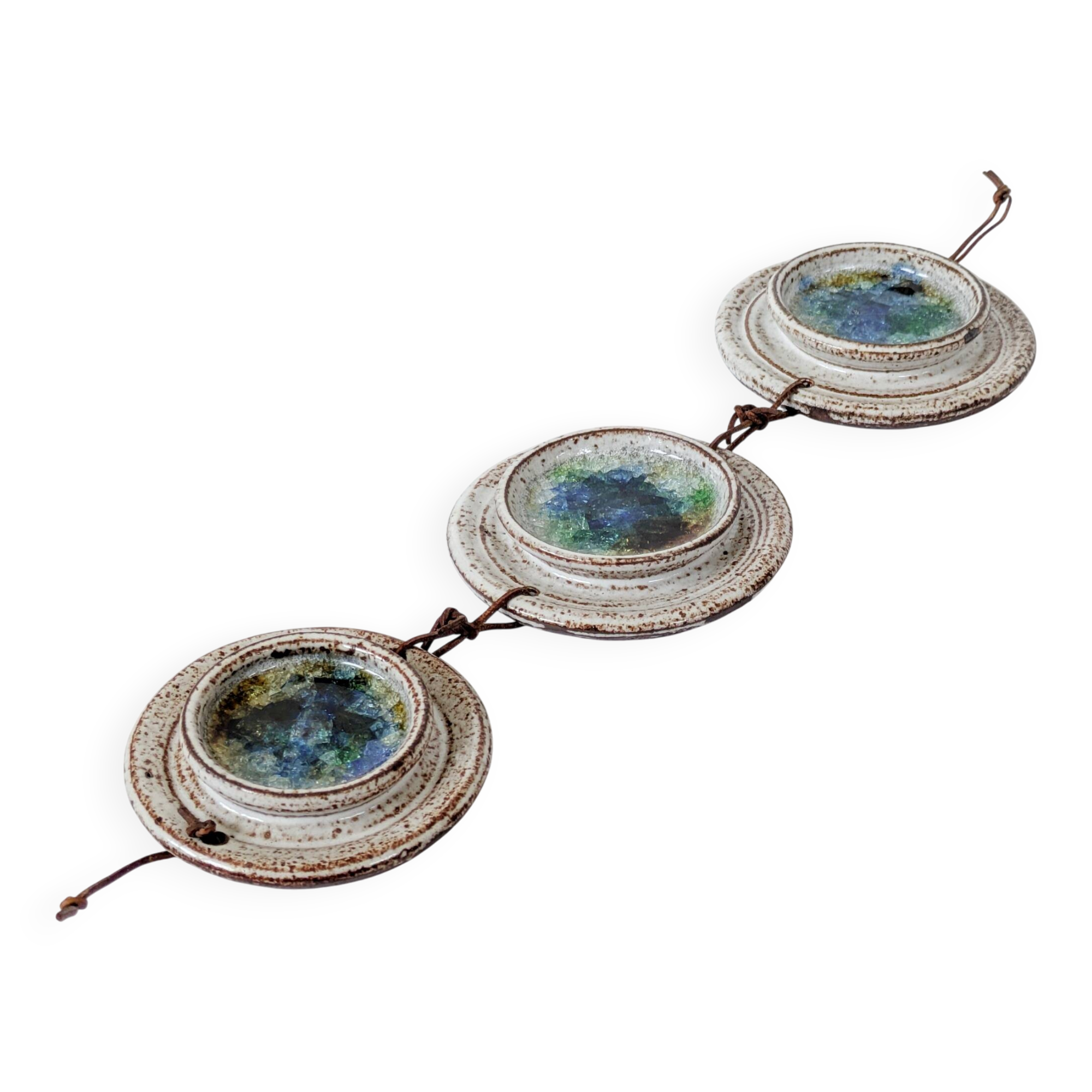 Rare stoneware wall hanging by Waldorff Svaneke, Denmark, 1960s