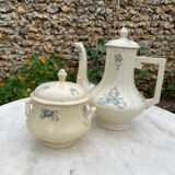 Pourer and sugar iron earth Gien