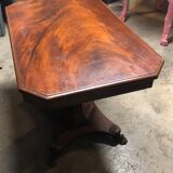 Mahogany table with molding