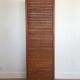 Vintage curtain binder in solid brown oak year 50