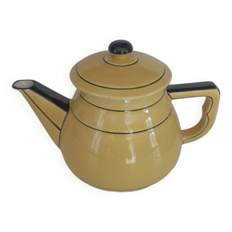 Cafetière noir et jaune