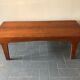 Table basse vintage placage teck