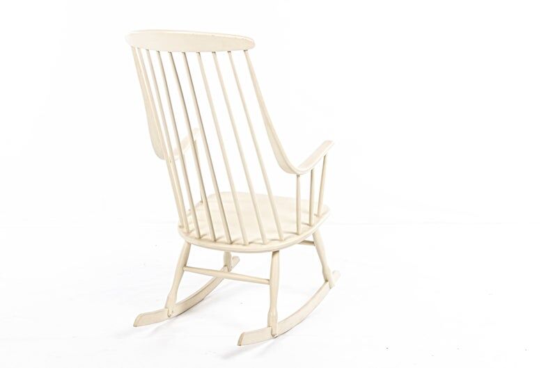 Rocking-chair by Lena Larsson for vintage Swedish Nesto circa 1960