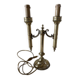 Empire style 2-branch candelabra lamp