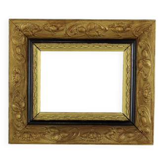 Antique Gilded Wooden Frame Classic Baroque Style Frame 38x33cm