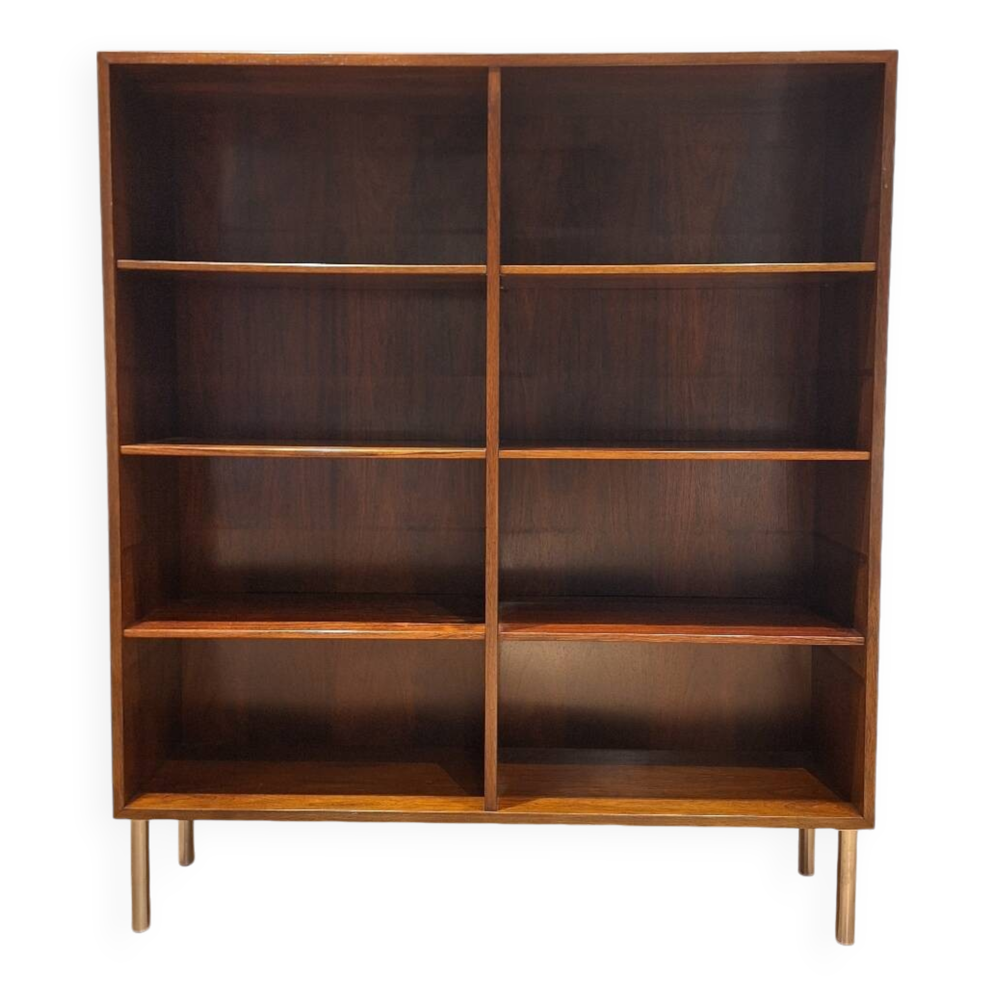Vintage rosewood bookcase designed by Omann Jun