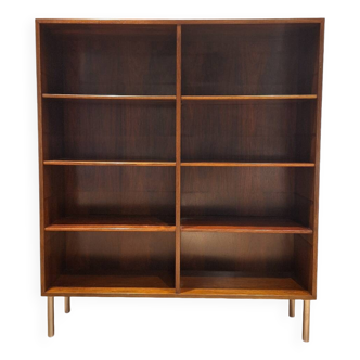Vintage rosewood bookcase designed by Omann Jun
