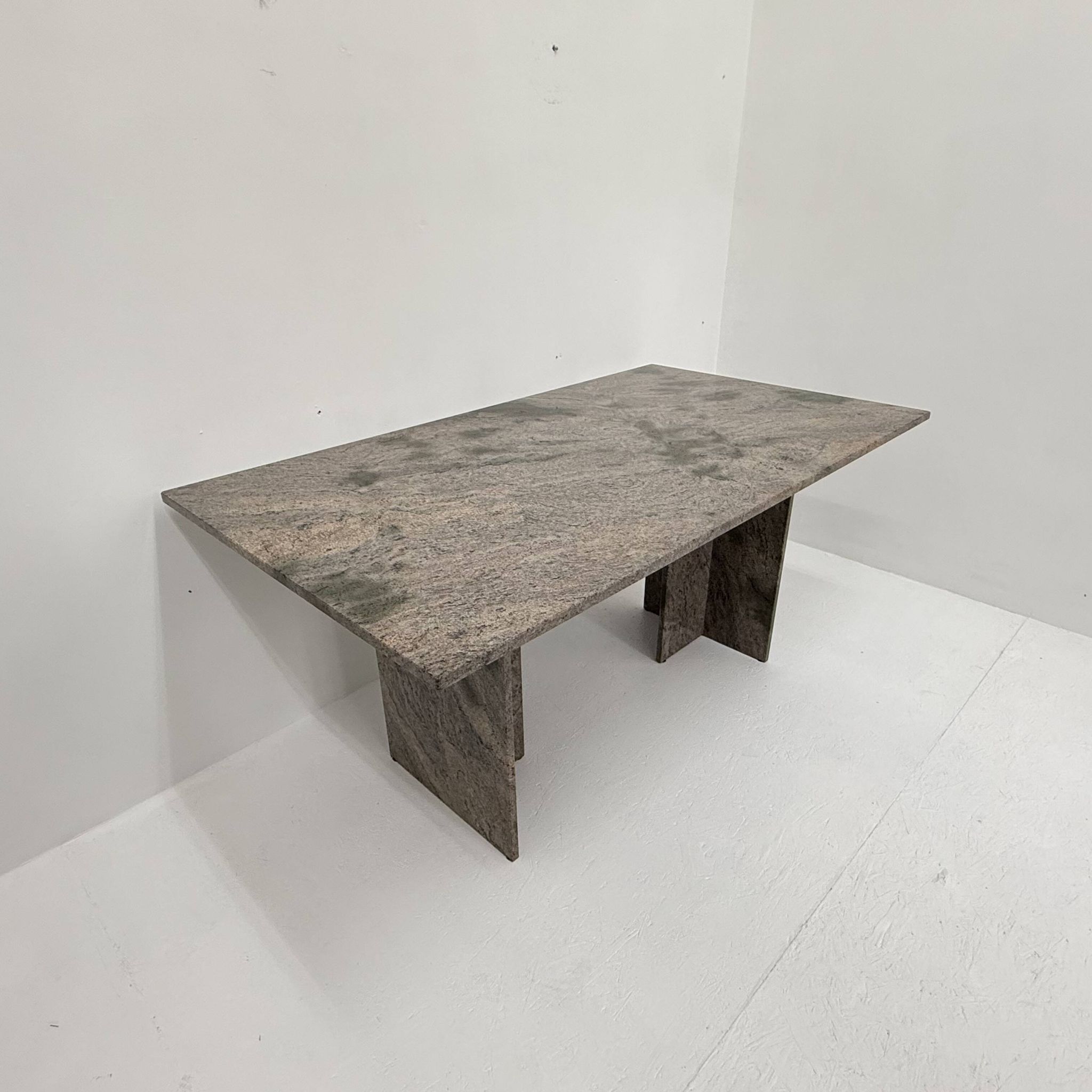 Mid-century modern granite dining table , 1970s