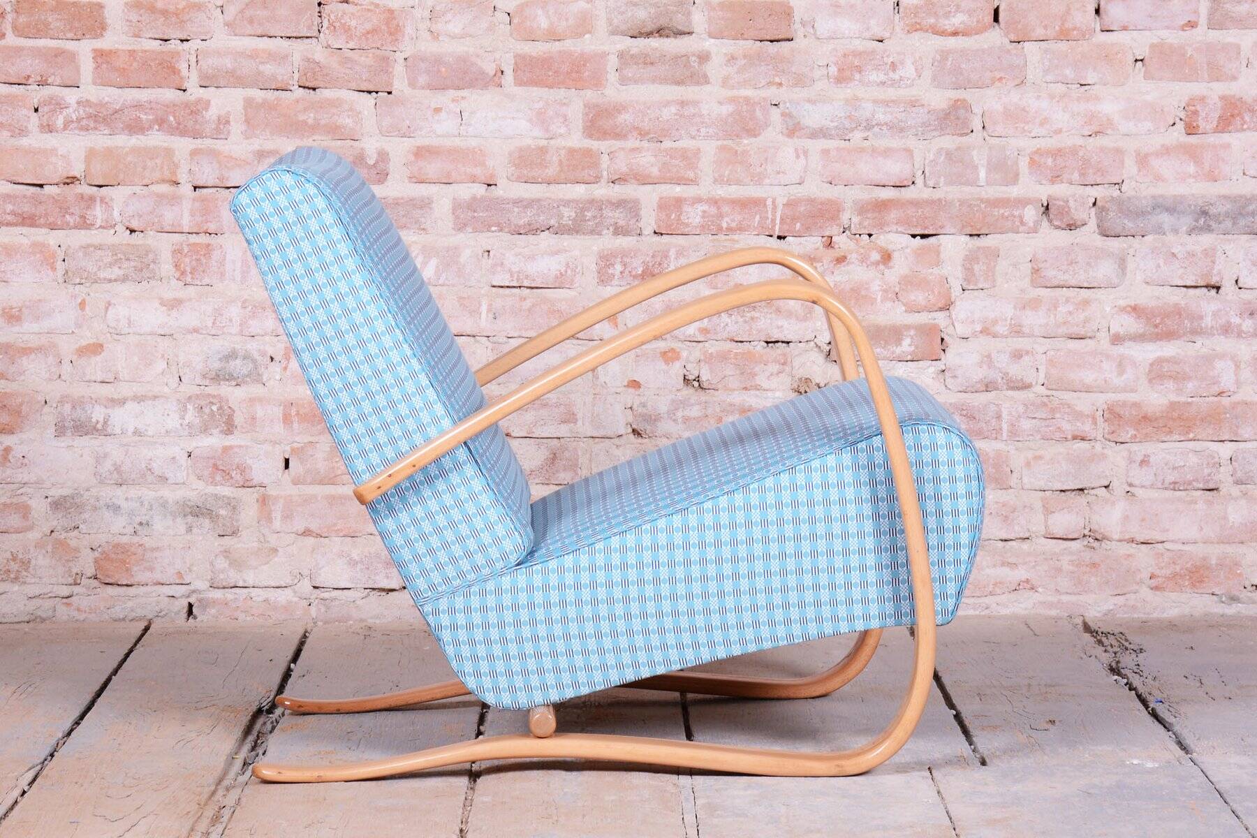 Czech Art Deco H-269 Armchair by J. Halabala for Up Závody, 1930s