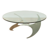 Propeller coffee table, Knut Hesterberg for Ronald Schmitt, vintage