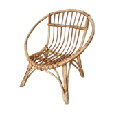 Adult rattan basket chair